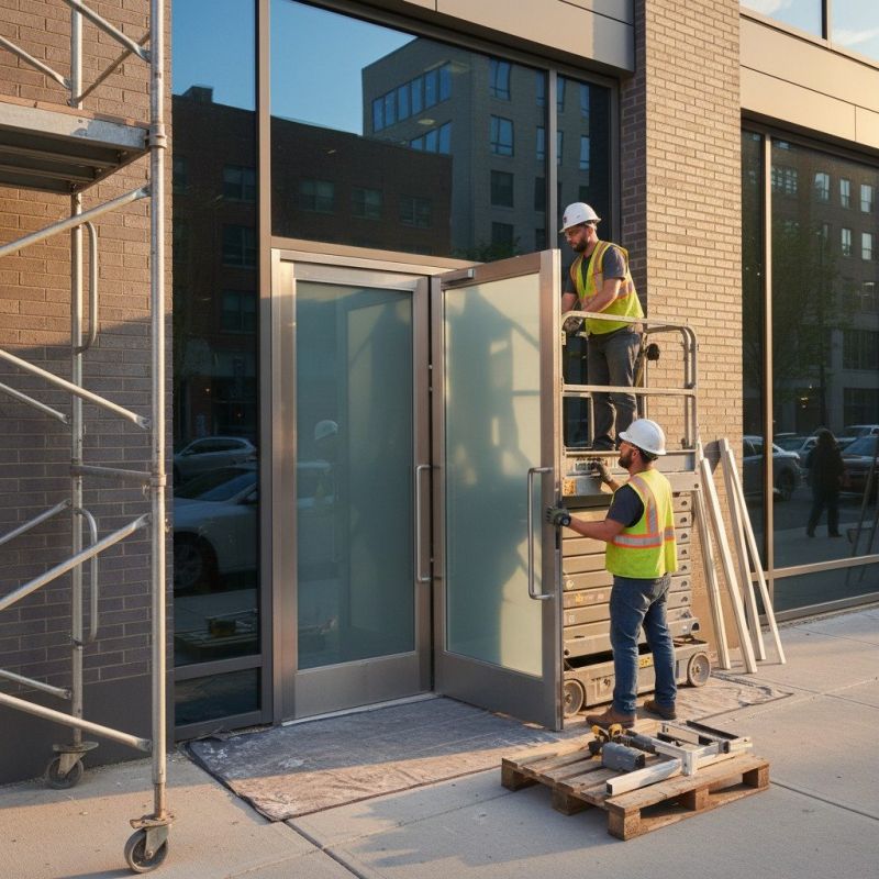 Double Doors Installation